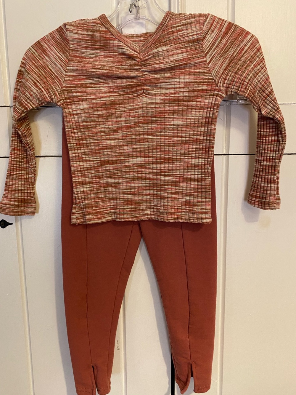 Cotton on Kids Light Fleece Jogger Pant and Stripe Long Sleeve Top. Size 3